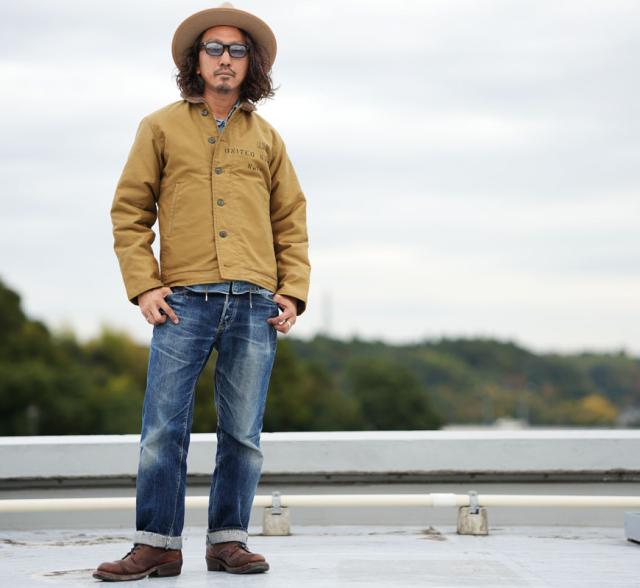 バズリクソンズ Buzz Rickson's デッキジャケット N-1 ステンシルプリント "MIDWAY" NAVAL CLOTHING  DEMOTEX-ED BR15766 【2025年秋冬新作】