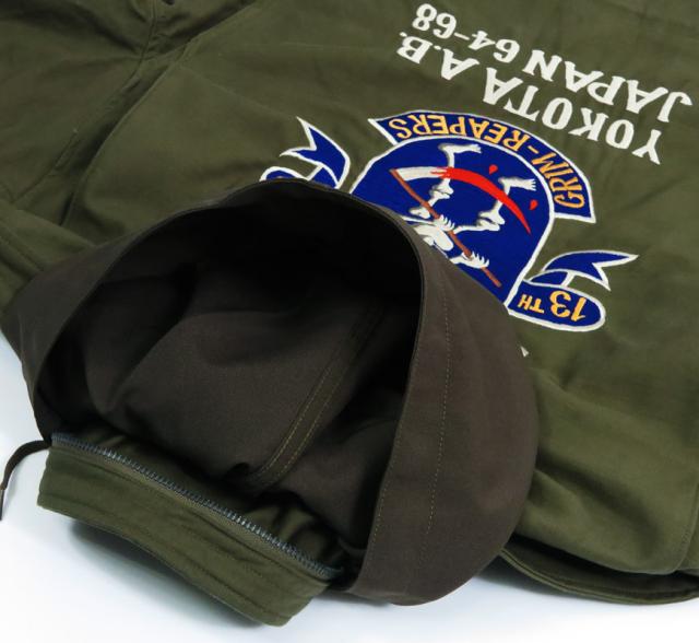 バズリクソンズ Buzz Rickson's M-65 フィールドジャケット 13th BOMB.SQ. GRIM REAPER コート BR15804_4