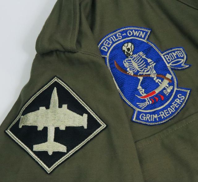 バズリクソンズ Buzz Rickson's M-65 フィールドジャケット 13th BOMB.SQ. GRIM REAPER コート BR15804_5
