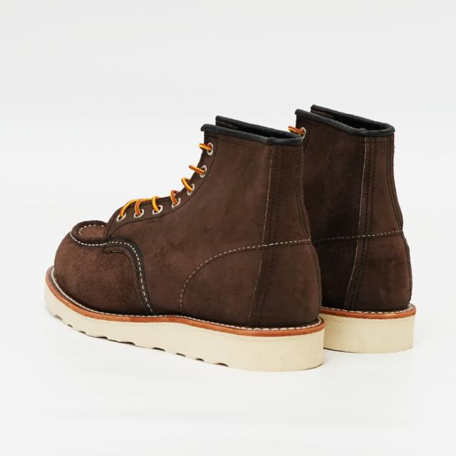REDWING レッドウィング 6" クラシックモックトゥ ワークブーツ チョコレート・ミュールスキナー・ラフアウト 6" Classic Moc Style No.8836_2