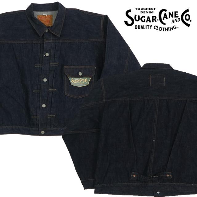 SUGAR CANE シュガーケーン 13oz デニム ジャケット 1936モデル サイズ46-48 Tバック仕様 ファーストタイプ 1st ジージャン Gジャン SC11936T 【2025年秋冬新作】
