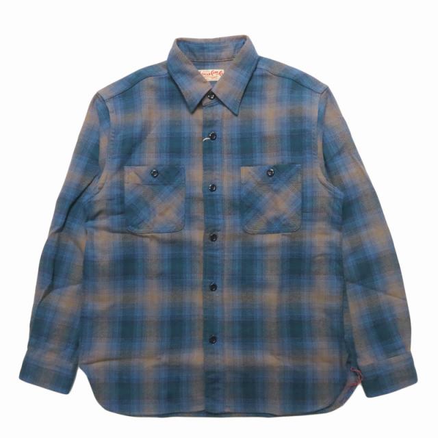 シュガーケーン SUGAR CANE 長袖 ツイルチェックワークシャツ TWILL CHECK WORK SHIRT SC29561_3