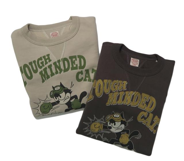 トイズマッコイ TOYS McCOY 長袖 クルーネック スウェット ヘヴィ—ウェイト FELIX THE CAT "TOUGH MINDED CAT!" フェリックス TMC2547_5