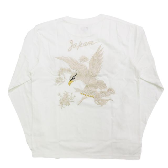 テーラー東洋 Tailor Toyo 長袖 スカ刺繍 Tシャツ LONG SLEEVE SUKA T-SHIRT EMBROIDERED “EAGLE” テイラー東洋 TT69647【2025年秋冬新作】