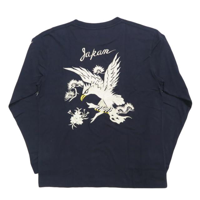 テーラー東洋 Tailor Toyo 長袖 スカ刺繍 Tシャツ LONG SLEEVE SUKA T-SHIRT EMBROIDERED “EAGLE” テイラー東洋 TT69647【2025年秋冬新作】