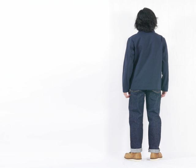 SUGAR CANE シュガーケーン ミスターフリーダム インディゴ ヘリンボーン カバーオール "FROGSMAN" Mister Freedom SC14837