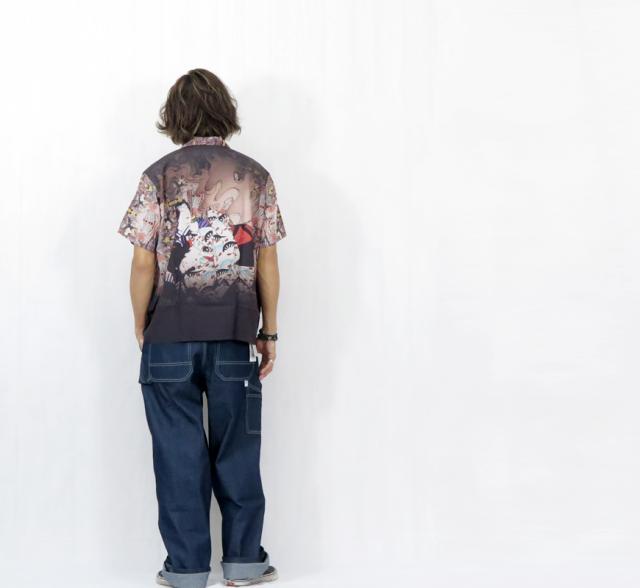 サンサーフ SUN SURF × 月岡芳年 SPECIAL EDITION “NEW STORY” 半袖 レーヨン ハワイアンシャツ日本の意匠 アロハシャツ SS39532_6