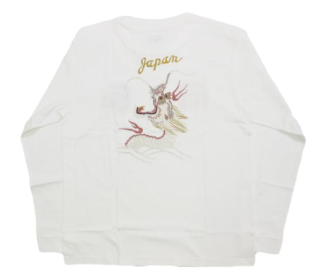 テーラー東洋 Tailor Toyo 長袖 スカ刺繍 Tシャツ LONG SLEEVE SUKA T-SHIRT EMBROIDERED “DRAGON” テイラー東洋 TT69648【2025年秋冬新作】