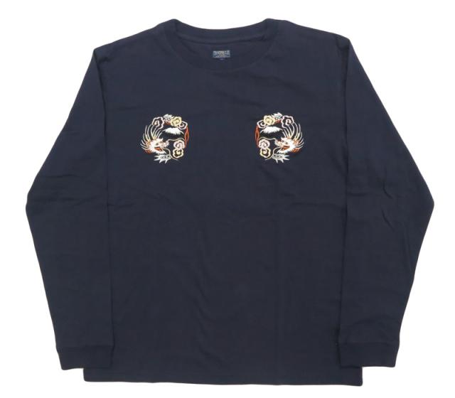 テーラー東洋 Tailor Toyo 長袖 スカ刺繍 Tシャツ LONG SLEEVE SUKA T-SHIRT EMBROIDERED “DRAGON” テイラー東洋 TT69648【2025年秋冬新作】