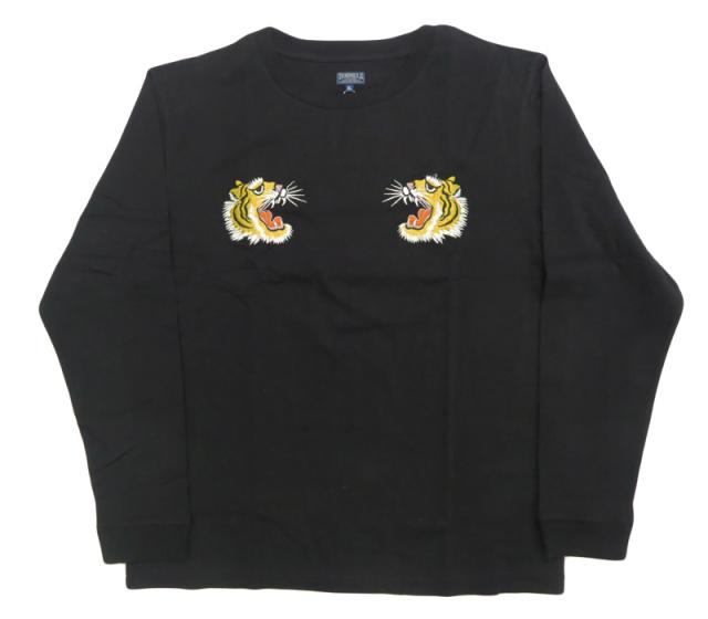 テーラー東洋 Tailor Toyo 長袖 スカ刺繍 Tシャツ LONG SLEEVE SUKA T-SHIRT EMBROIDERED “TIGER” テイラー東洋 TT69649【2025年秋冬新作】