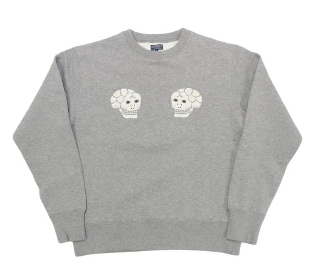 テーラー東洋 Tailor Toyo 長袖 スカ刺繍 クルーネック スウェットSUKA CREW SWEAT EMBROIDERED “SKULL & SNAKE” テイラー東洋 TT69650_3