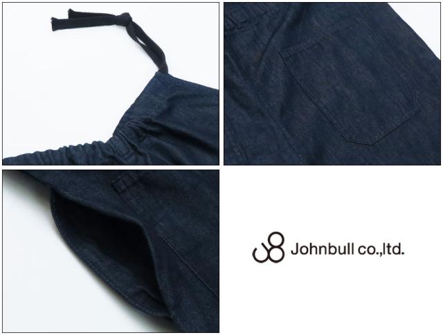 ジョンブル JOHNBULL デニム ドロー ストリング サロペット インディゴ レディース ZP277_2