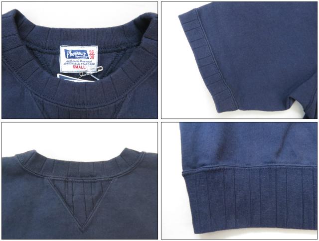 フェローズ PHERROWS 半袖 針抜きリブ Tシャツ 無地 25S-PVGT_8