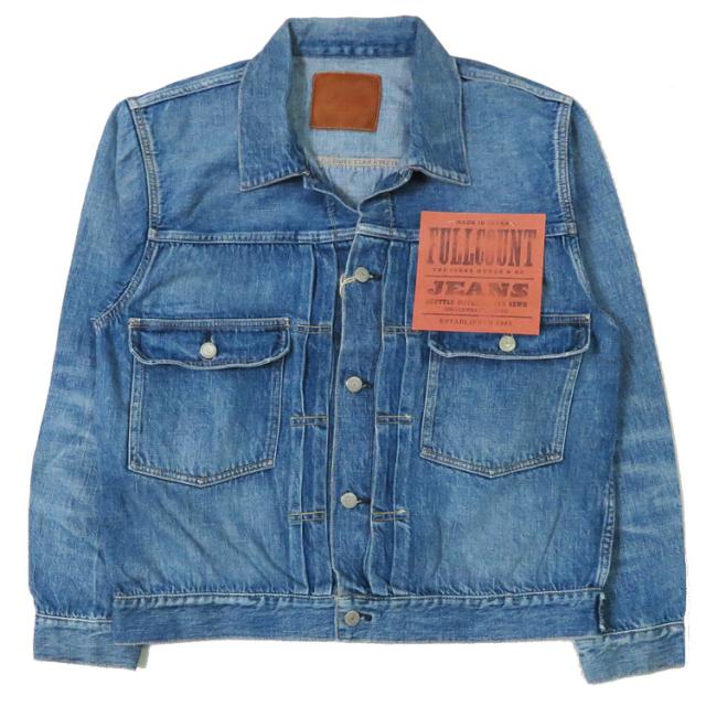 フルカウント FULLCOUNT 2102SSW セカンドモデル デニムジャケット ユーズドウォッシュ Dartford 2ndモデル 11.5oz Super Smooth ジンバブエコットン
