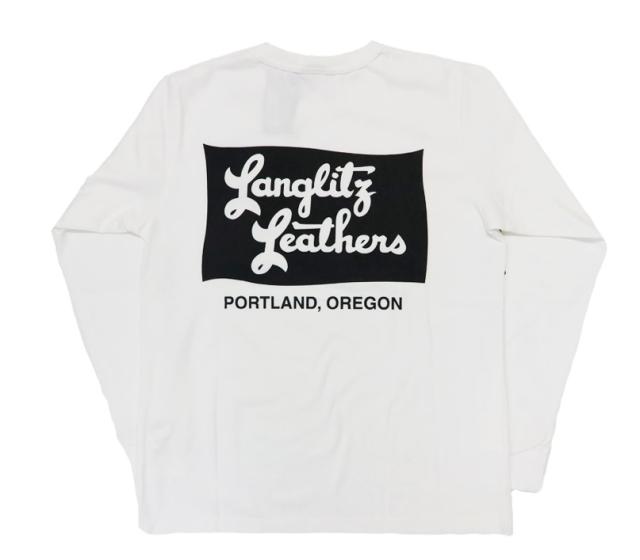 ラングリッツレザーズ Langlitz Leathers 長袖 Tシャツ ロゴプリント 日本製 LLC-004 TYPE-A　Flag_3
