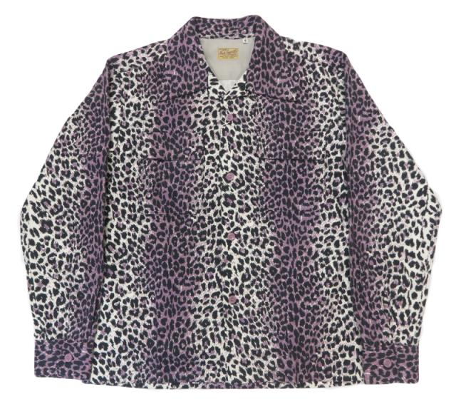 Style Eyes スタイルアイズ レオパード柄 長袖 フランネルスポーツシャツ Mid 1950s Style Flannel Sports Shirt “LEOPARD” SE29575 【2025年秋冬新作】