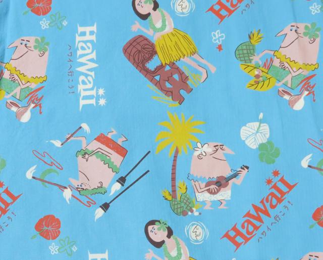 サンサーフ SUN SURF 半袖 コットンシアサッカー ハワイアンシャツ TRIP TO HAWAII by 柳原良平 with MOOKIE SS39537_6