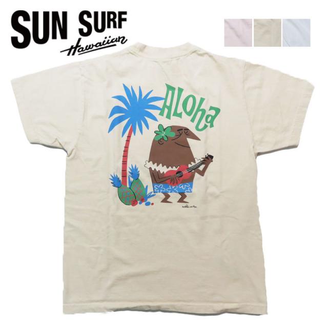 サンサーフ SUN SURF 半袖 Tシャツ “ALOHA” by 柳原良平 with MOOKIE SS79569