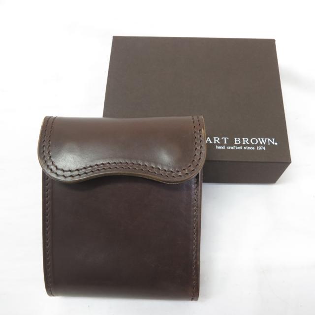 ART BROWN アートブラウン ホーウィン社 クロムエクセル レザー フタ付二つ折り財布 VGW00141AB_1