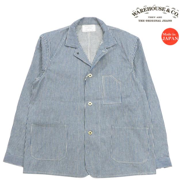 ウェアハウス WAREHOUSE Lot.2224 1920's フリーランド チョー ジャケット ヒッコリーストライプ カバーオール
