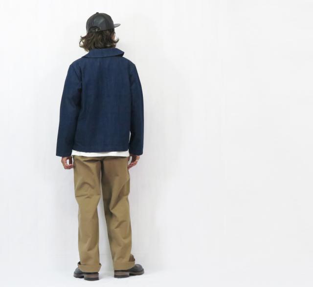 JELADO ジェラード ヘチマ襟 カバーオール  U.S.Navy Dungaree Jumper 青タグ LAST RESORT CT12316 【2025年秋冬新作】