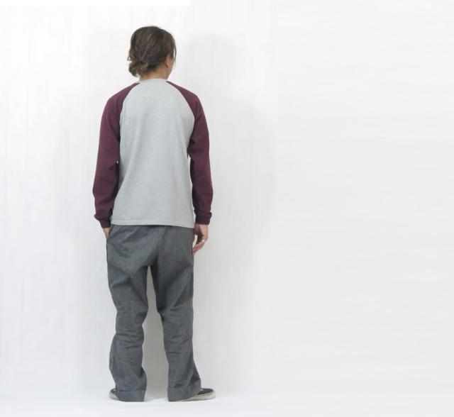 フェローズ PHERROW'S 長袖 Tシャツ プリントラグランスリーブ  "メガロドン" 25W-PRLT1 【2025年秋冬新作】