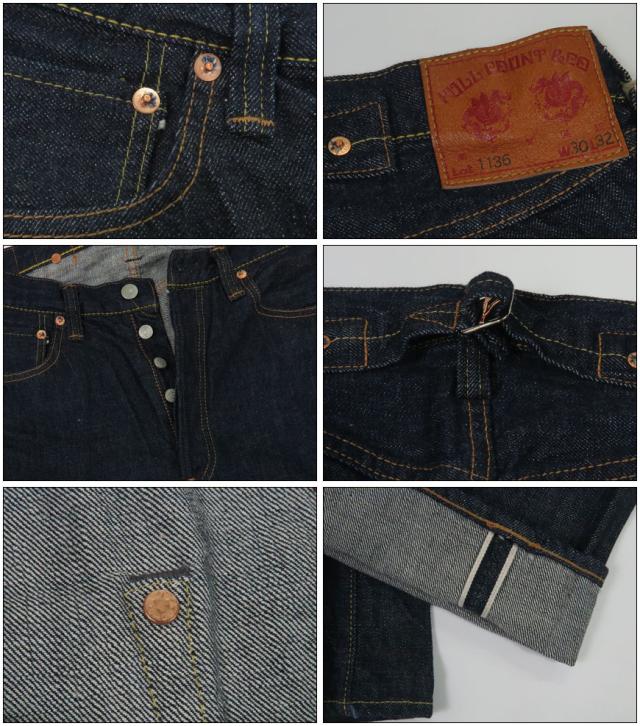 フルカウント FULLCOUNT 1136 1937MODEL ジーンズ ルーズストレート シンチバック付き 13.7oz ジンバブエコットン デニム 【2025年秋冬新作】