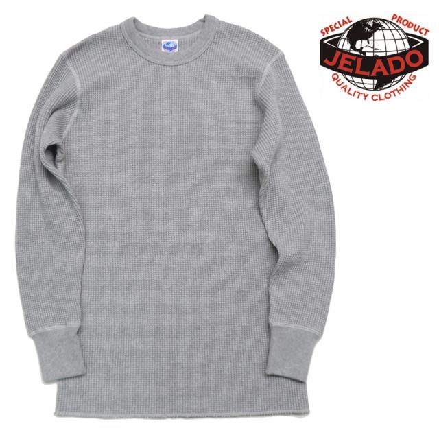 JELADO ジェラード メガ サーマル クルーネック 長袖 Tシャツ カットソー ソルト&ペッパー AB94237S の通販は