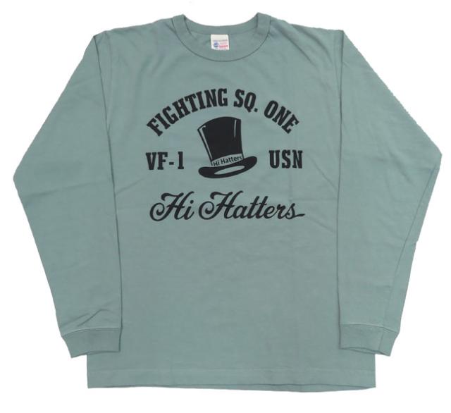 バズリクソンズ BUZZ RICKSON'S 長袖 Tシャツ FIGHTING SQ.  プリント MADE IN USA BR69280_2