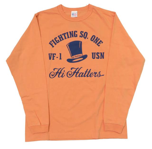 バズリクソンズ BUZZ RICKSON'S 長袖 Tシャツ FIGHTING SQ.  プリント MADE IN USA BR69280_3