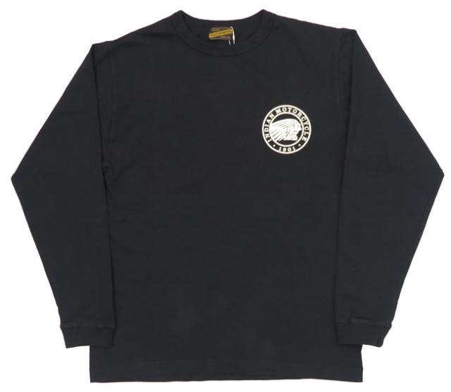 インディアンモーターサイクル Indian Motorcycle 長袖 プリント Ｔシャツ "FLYING WHEEL" Made in U.S.A IM69293