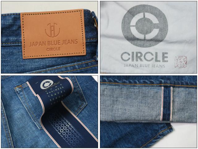 JAPAN BLUE JEANS ジャパンブルー ジーンズ CIRCLE #5 ルーズ 14.8oz アメリカ綿 ユーズドウォッシュ ヴィンテージセルヴィッチ デニム J501 (MID) JBAG15013A