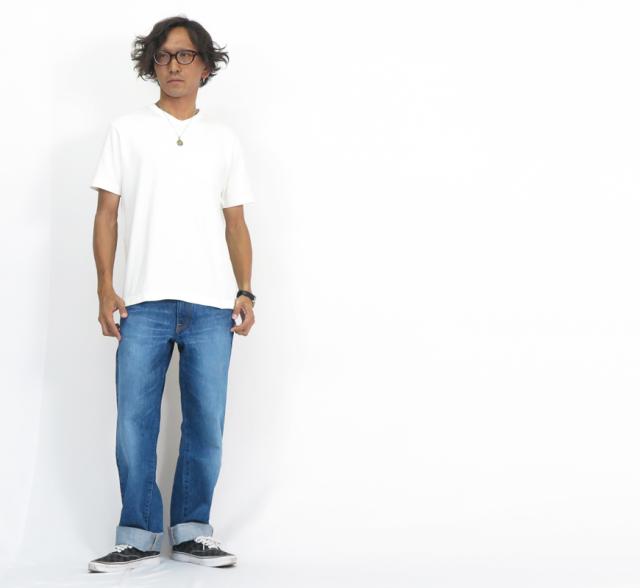 JAPAN BLUE JEANS ジャパンブルー ジーンズ CIRCLE #5 ルーズ 14.8oz アメリカ綿 ユーズドウォッシュ ヴィンテージセルヴィッチ デニム J501 (MID) JBAG15013A