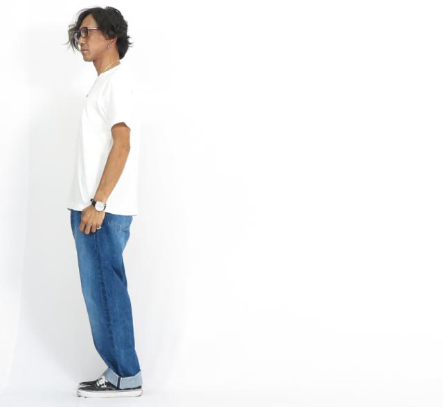 JAPAN BLUE JEANS ジャパンブルー ジーンズ CIRCLE #5 ルーズ 14.8oz アメリカ綿 ユーズドウォッシュ ヴィンテージセルヴィッチ デニム J501 (MID) JBAG15013A
