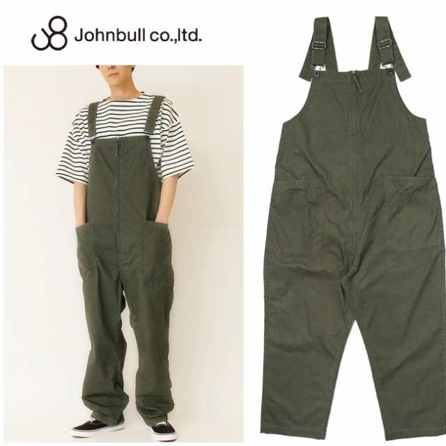 ジョンブル JOHNBULL ピグメントツイルジップ オーバーオール サロペット JM231P05の通販はその他パンツ・ボトムス
