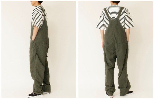 ジョンブル JOHNBULL ピグメントツイルジップ オーバーオール サロペット JM231P05の通販は