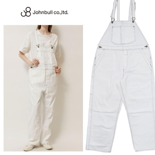 ジョンブル JOHNBULL 13oz ホワイトデニム オーバーオール サロペット DENIM DELIGHT DAYS JY231P05