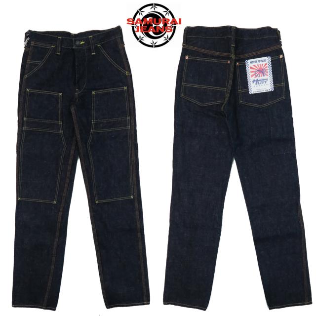 サムライジーンズ SAMURAI JEANS 17oz デニム ワークパンツ ダブルニー SM410DBN-DNMの通販は