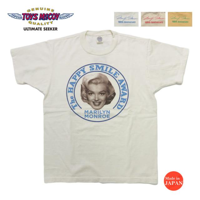 トイズマッコイTOYSMcCOY 半袖 Tシャツ MARILYN MONROE TEE " THE HAPPY SMILE AWARD " マリリンモンロー tmc2618 【2026年春夏新作】