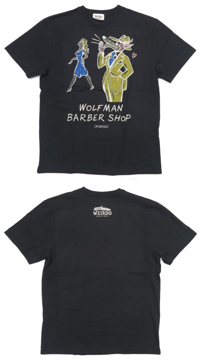 WOLFMAN×WEIRDO ウルフマン ウィアード 半袖 ヴィンテージ フロッキー