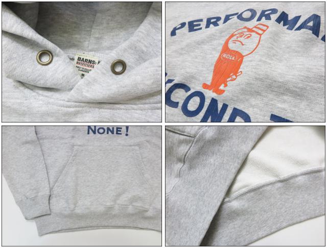 バーンズ BARNS 長袖 スーパーヘビーウェイト プルオーバー スウェット パーカー  MAX SW PARKA  ”PERFORMANCE” BR-25356【2025年秋冬新作】