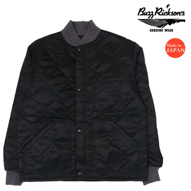 バズリクソンズ Buzz Rickson's キルティング ライナー ジャケット BLACK CWU-9/P William Gibson ウィリアムギブソン BR15413