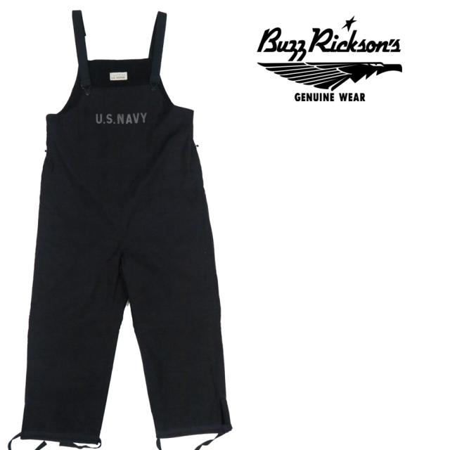 バズリクソンズ Buzz Rickson's デッキトラウザーズ U.S.NAVY オーバーオール ツナギ サロペット ミリタリー BR42588 【2025年秋冬新作】