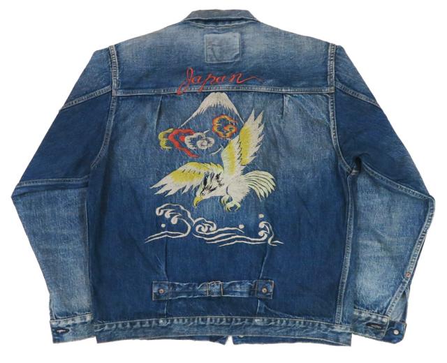 フルカウント FULLCOUNT 2016-2107E スカ刺繍 ファーストモデル 13.7oz デニムジャケット ユーズドウォッシュ More Than Real 1stモデル ジンバブエコットン 【2025年秋冬新作】