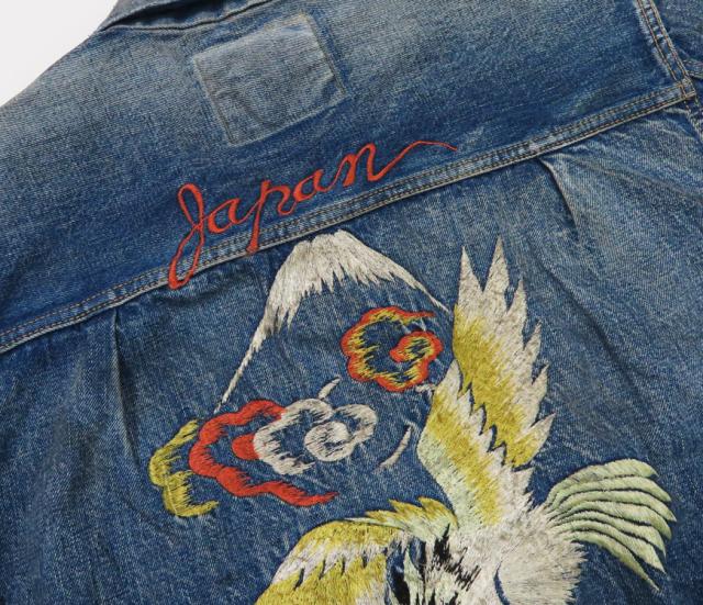 フルカウント FULLCOUNT 2016-2107E スカ刺繍 ファーストモデル 13.7oz デニムジャケット ユーズドウォッシュ More Than Real 1stモデル ジンバブエコットン 【2025年秋冬新作】