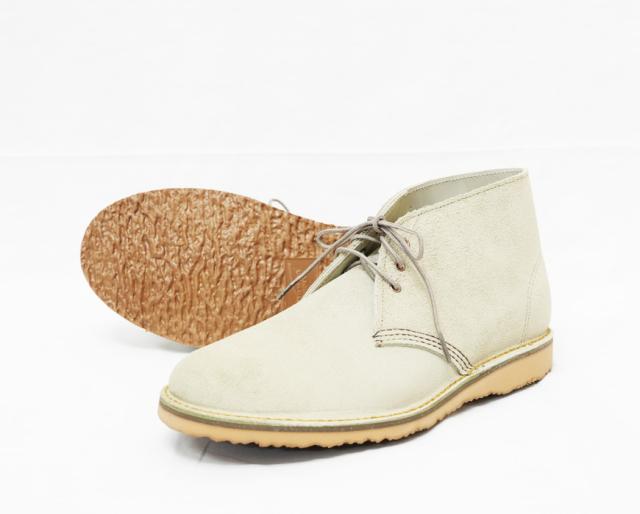 REDWING レッドウィング WEEKENDER CHUKKA チャッカブーツ モハヴェ ホワイトサンド ラフアウト Dワイズ STYLE No.3309_1