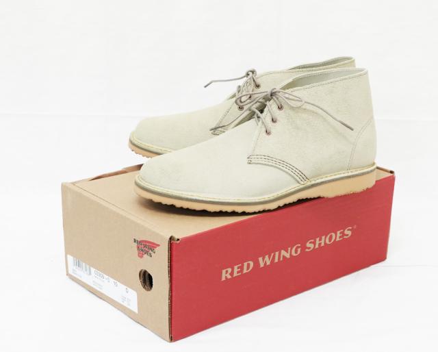 REDWING レッドウィング WEEKENDER CHUKKA チャッカブーツ モハヴェ ホワイトサンド ラフアウト Dワイズ STYLE No.3309_6
