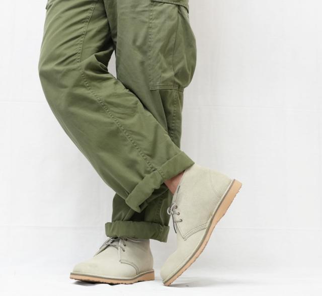 REDWING レッドウィング WEEKENDER CHUKKA チャッカブーツ モハヴェ ホワイトサンド ラフアウト Dワイズ STYLE No.3309_8
