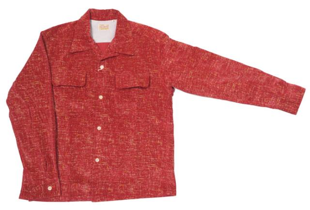 Style Eyes スタイルアイズ 長袖 コーデュロイ シャツ Mid 1950s Style Corduroy Sports Shirt “IKAT” SE29172