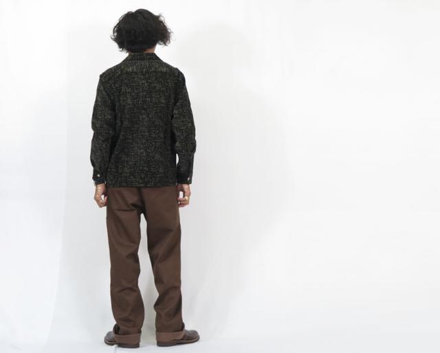 Style Eyes スタイルアイズ 長袖 コーデュロイ シャツ Mid 1950s Style Corduroy Sports Shirt “IKAT” SE29172